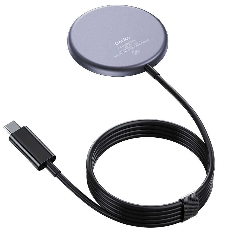 Benks W06 M-safe Wireless Şarj Aleti - 1 Benks W06 M-safe Wireless Şarj Aleti - 1